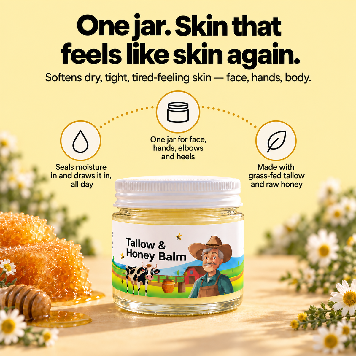 CURA GOODS TALLOW & HONEY BALM